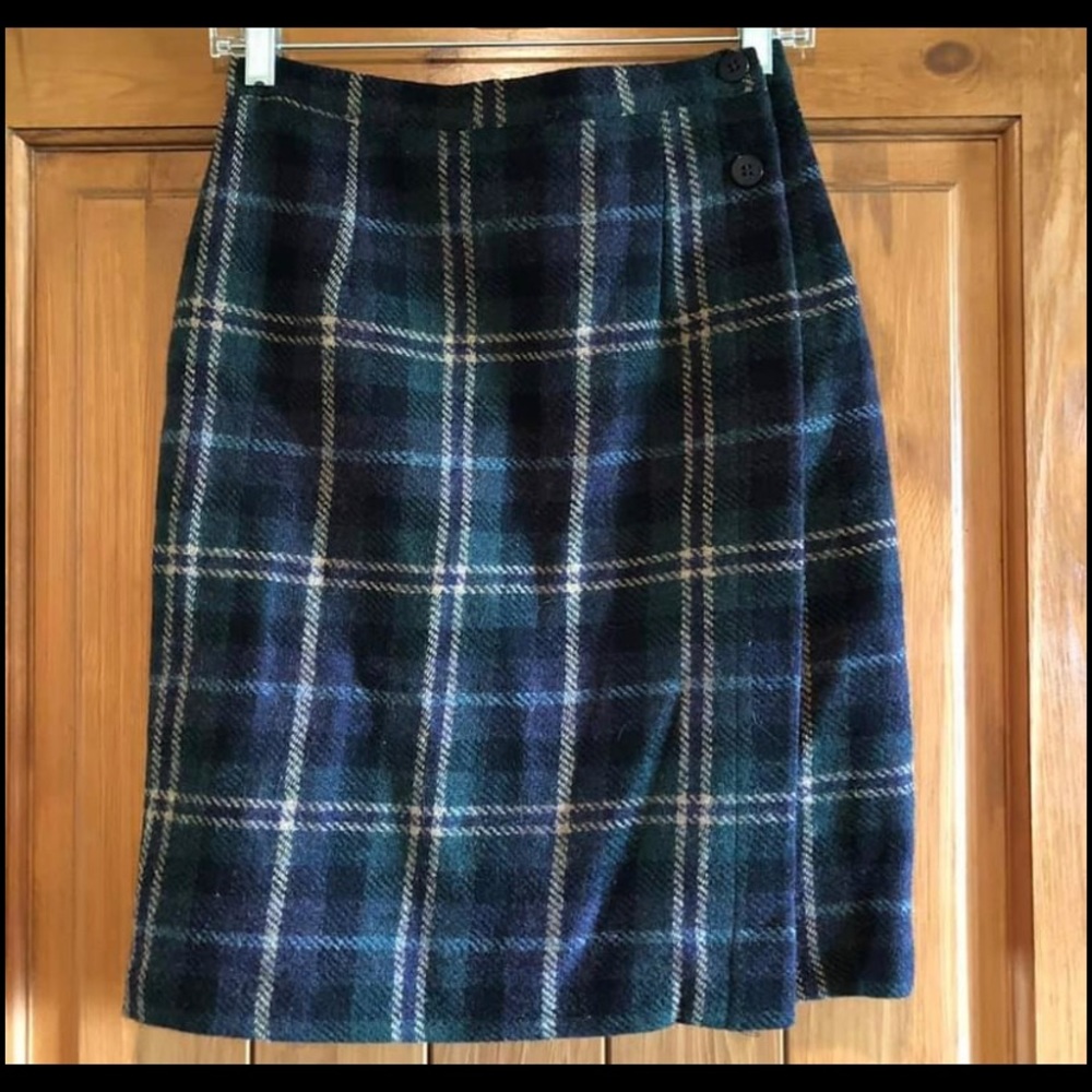 90’s Wool Tartan Skirt